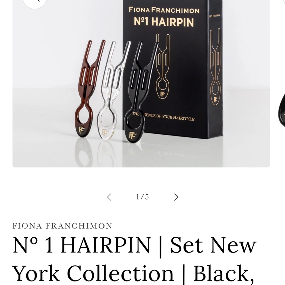 Fiona Franchimon No. 1 Hairpin - New in box! New York Collection